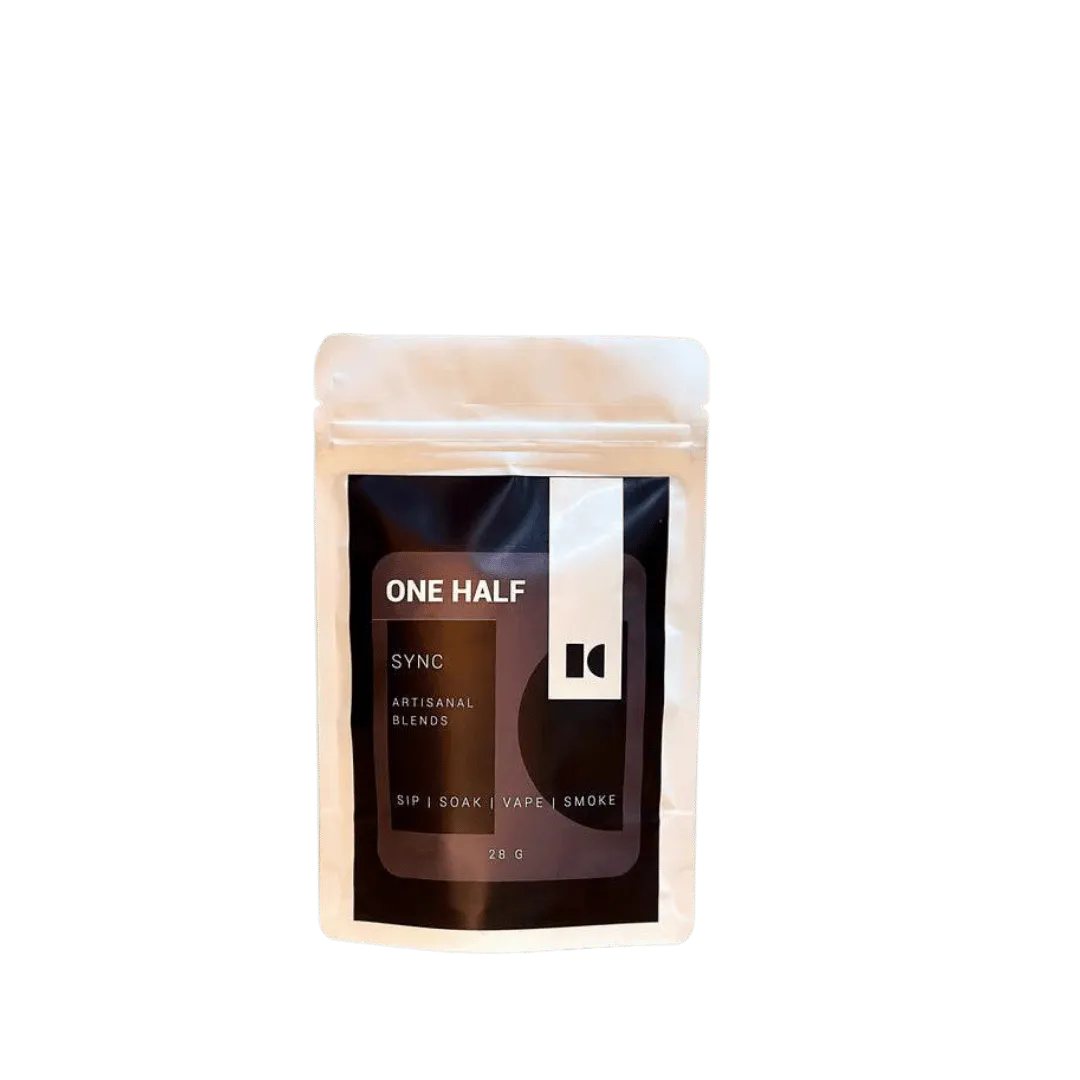 One Half SYNC 28gm- Herbal Smoking Blend.