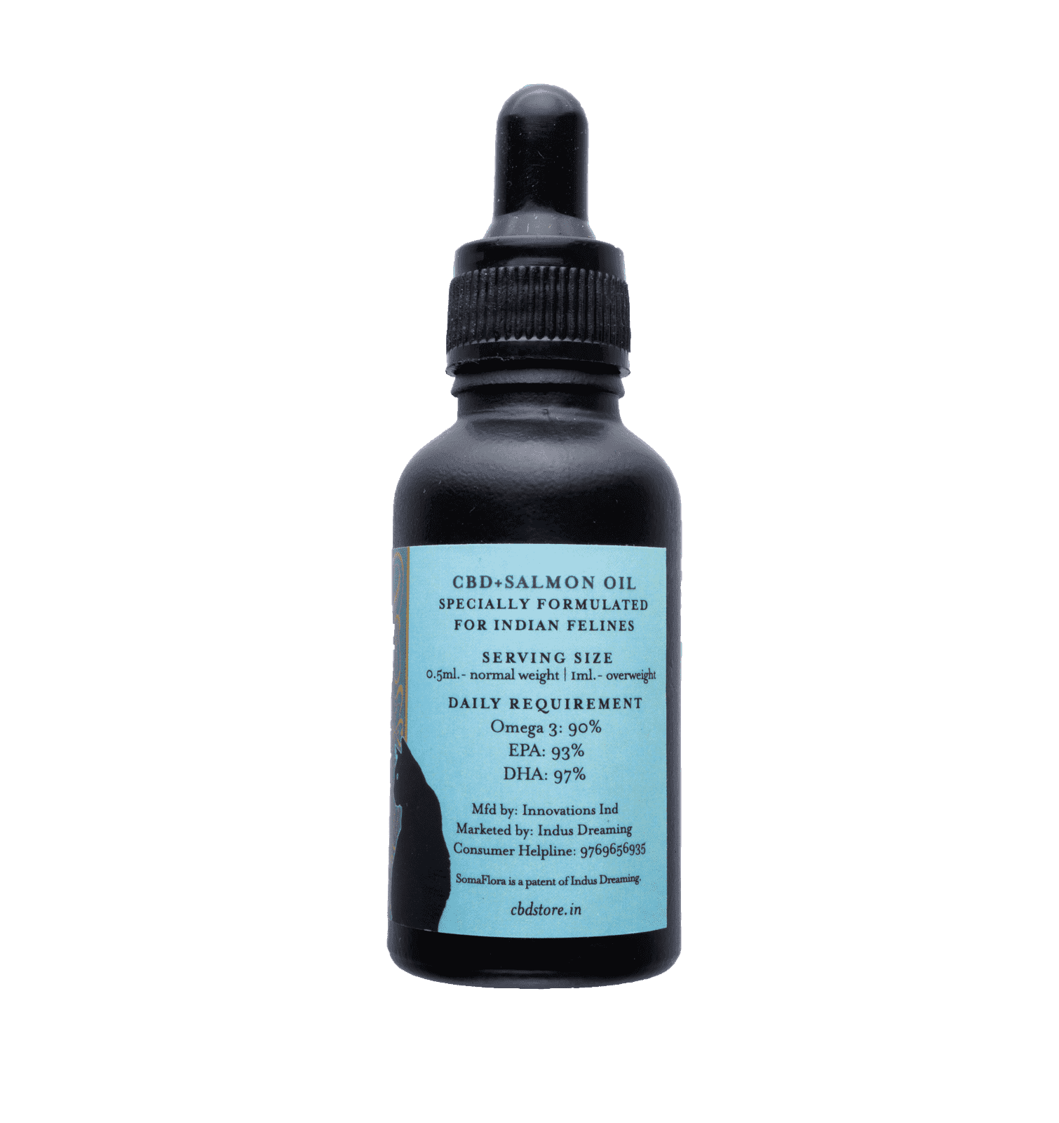 Soma Flora Salmon oil Cat Tincture 125 - 250mg.