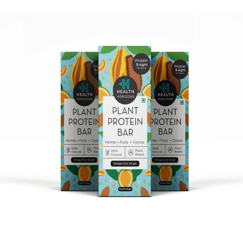 Health Horizons Protein Bar - Hemp Protein with Dates, Cashews, Almonds, Cacao Powder and Cacao ButterHemp BarHemp Protein Bar with Dates, Cashews, Almonds, Cacao Powder & Cacao Butter 