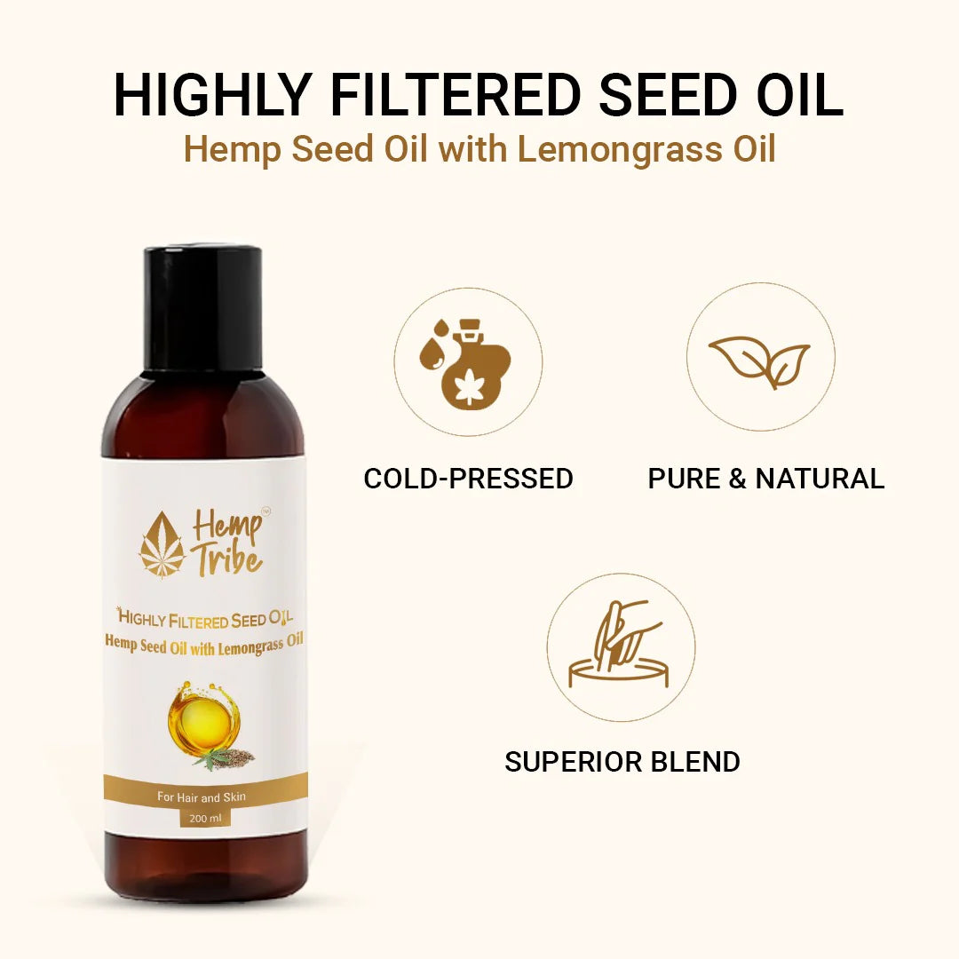 Hemp Tribe- Highly filtered seed oil