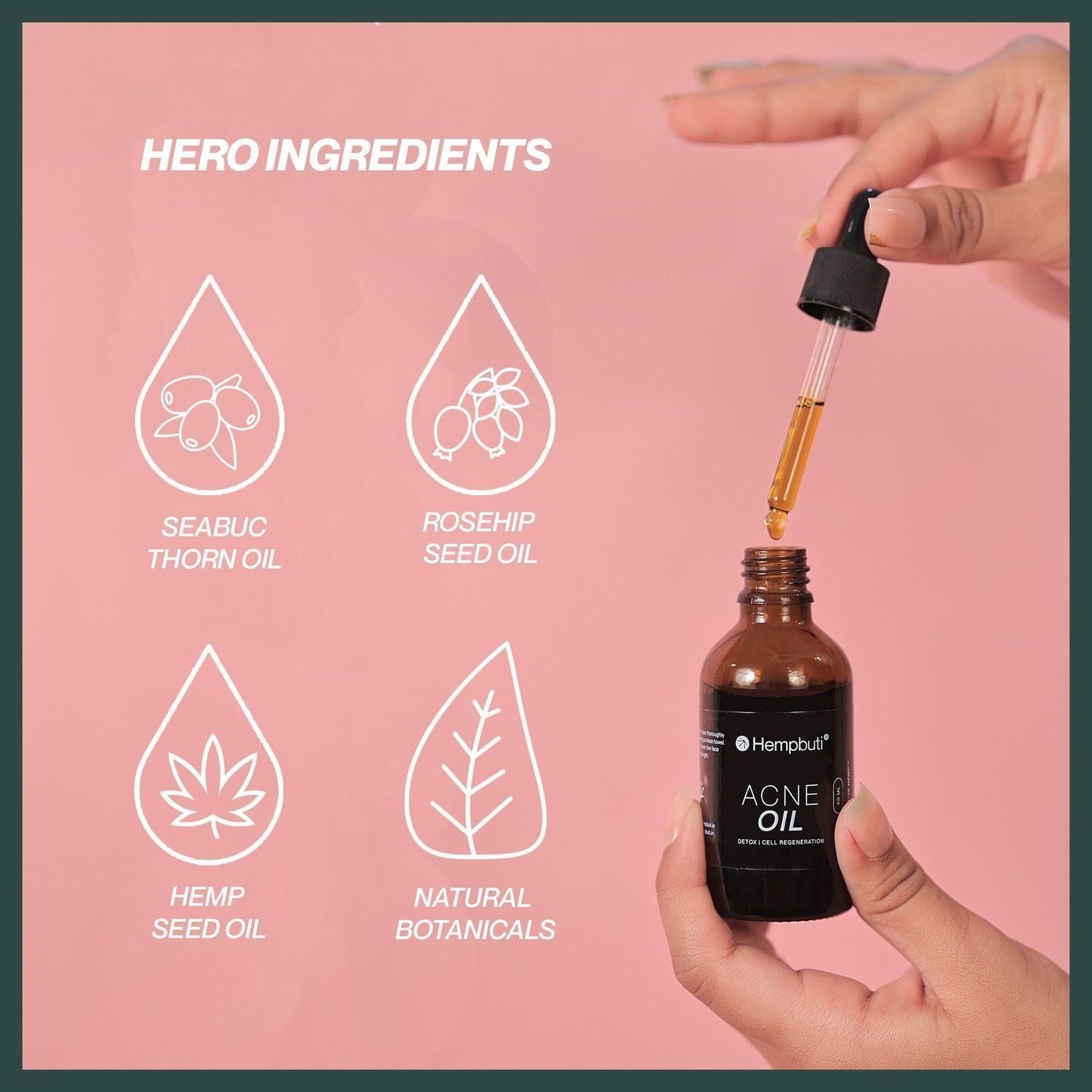 Hempbuti- Acne Oil 50 Ml.