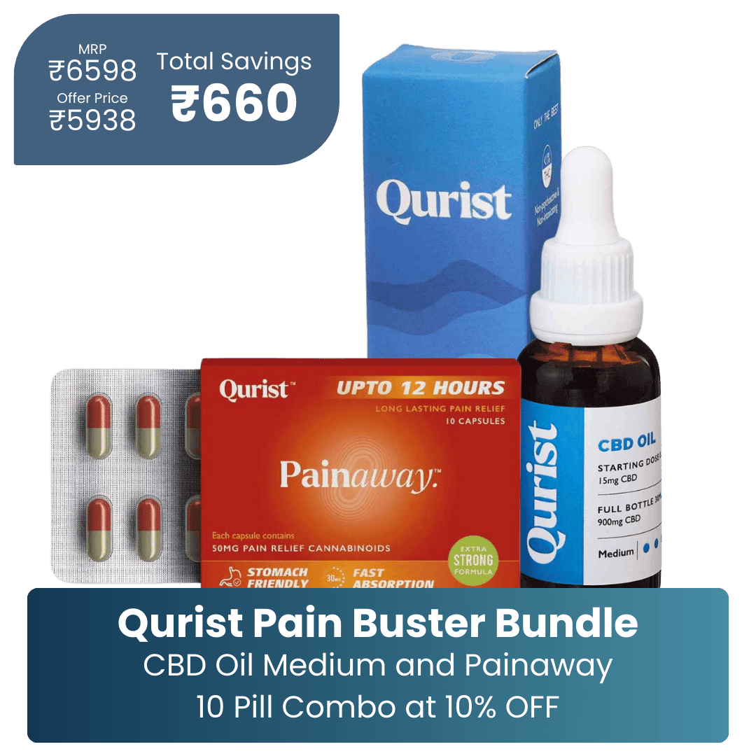 Qurist- Pain Buster Bundle (CBD Oil + Painaway Capsules).