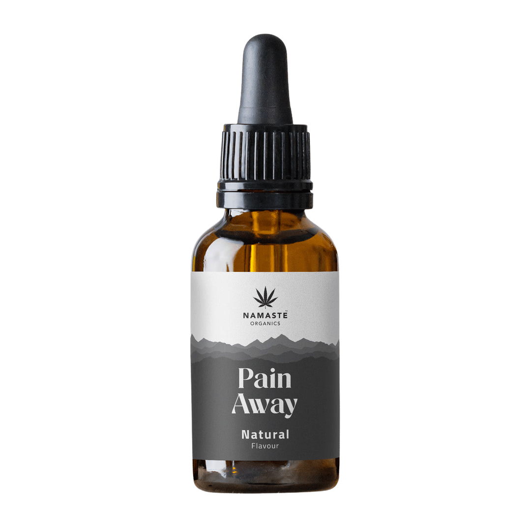 Namaste Organics Pain Away 1:1 Vijaya Extract | CBD + THC Oil for Chronic Pain Relief.