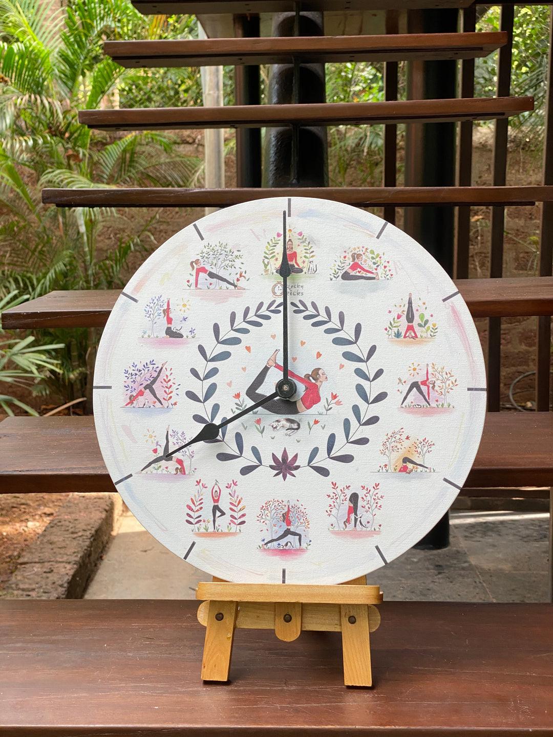 Limore- Peaceful Poses Clock.