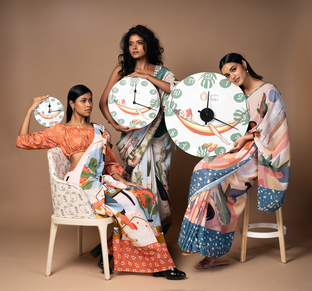 Limore- Peaceful Poses Clock