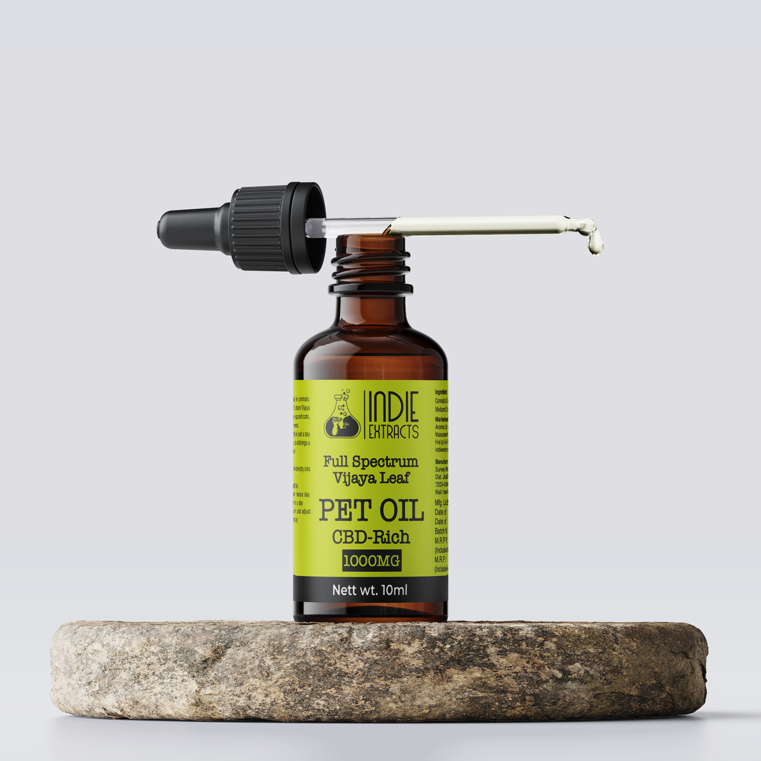 Indie Extracts - Pet Oil | CBD-Rich 1000MG.