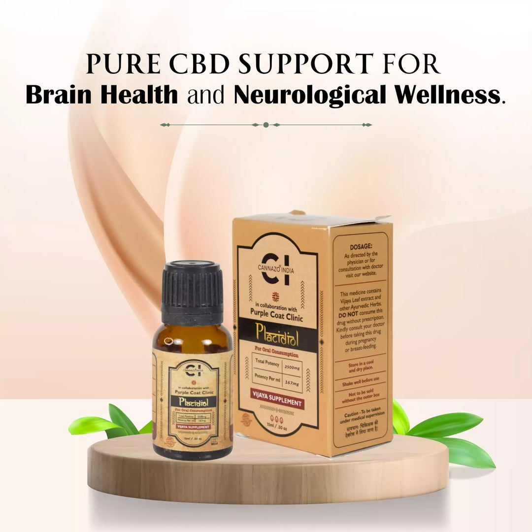 Placidiol fact sheet – Ayurvedic blend with Cannabis for neurological conditions like Parkinson’s, ALS, Epilepsy