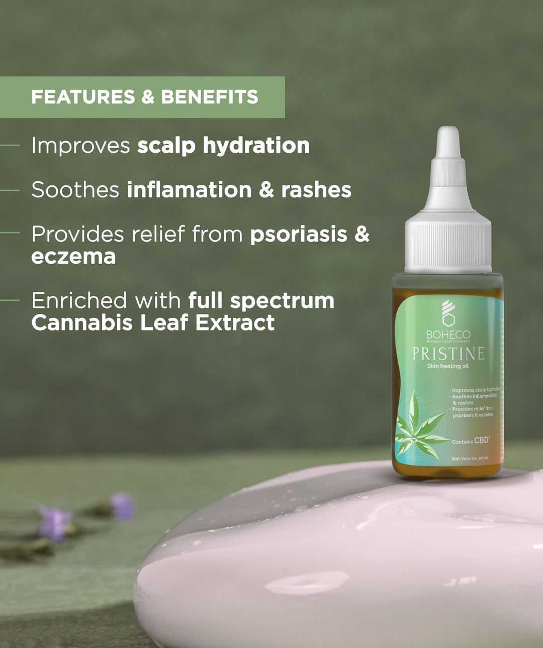 Boheco- Pristine Skin Healing Oil - 50 mlSkin Healing OilBoheco Pristine Skin Healing Oil - Eczema Relief | Soothes Inflammation