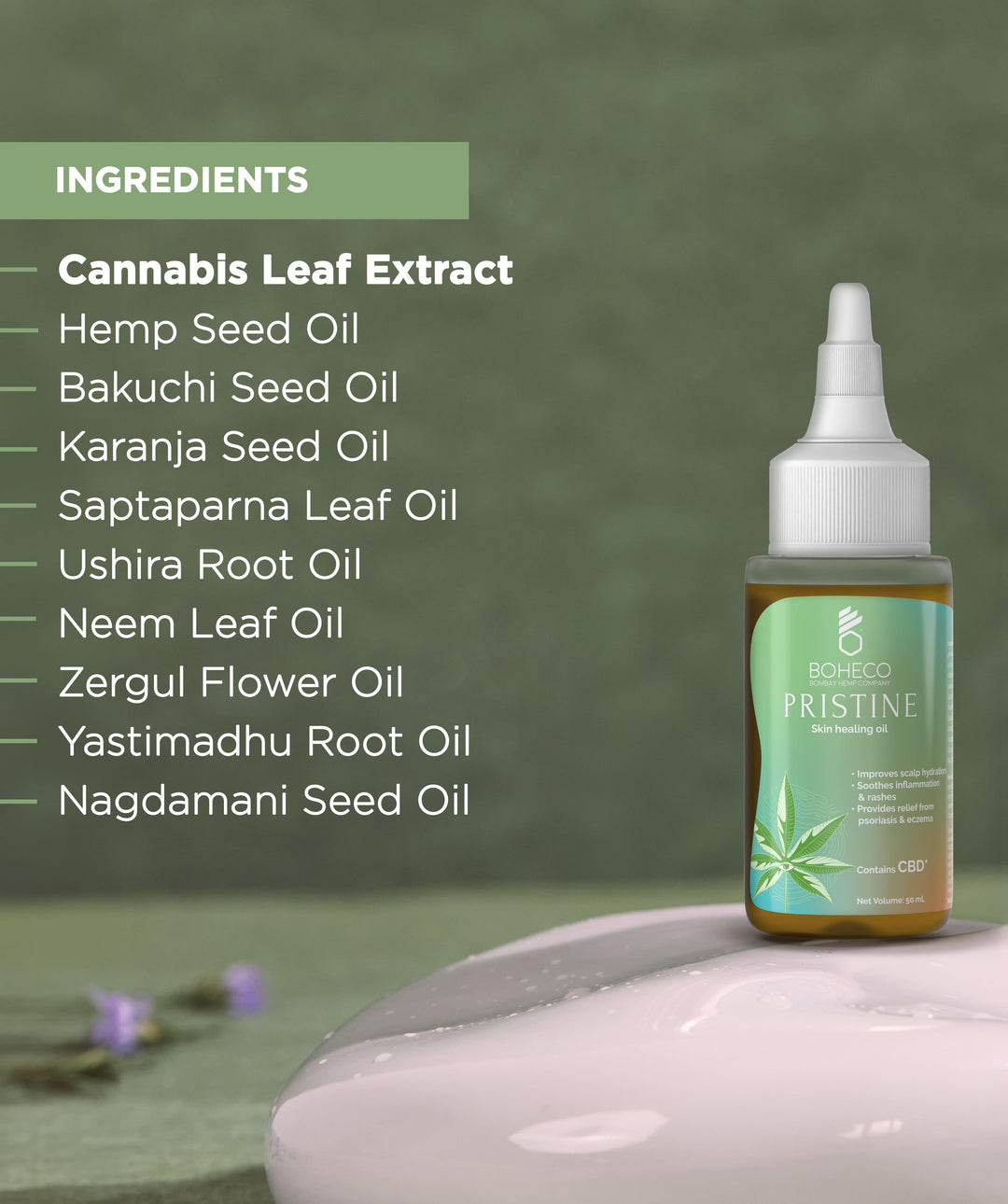 Boheco- Pristine Skin Healing Oil - 50 mlSkin Healing OilBoheco Pristine Skin Healing Oil - Eczema Relief | Soothes Inflammation