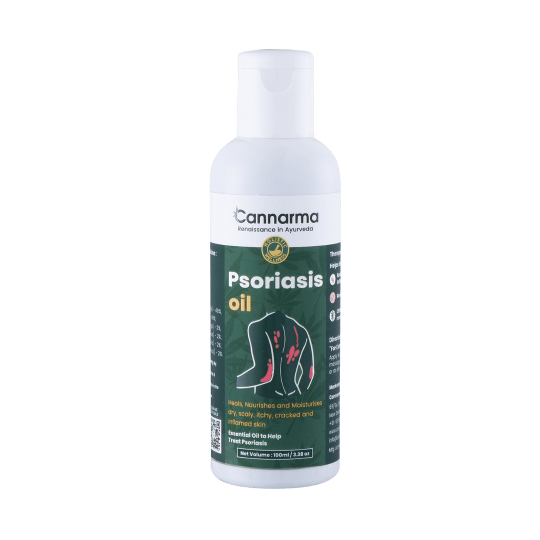 Cannarma- Psoriasis Oilskin care oilCannarma Psoriasis Oil - Psoriasis Ayurvedic Oil | Natural Relief