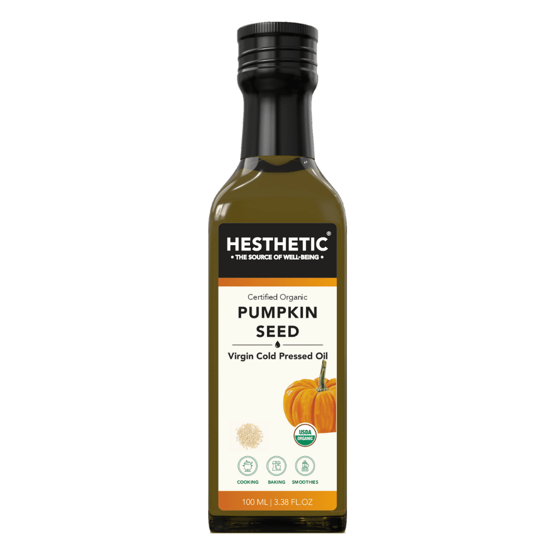 Hesthetic Cold Press Pumpkin Seed Oil.