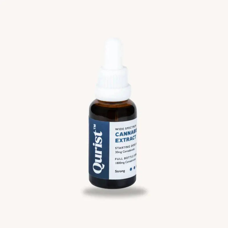 Qurist CBD Oil Strong 1800mg | THC-Free Full Spectrum Vijaya Extract.