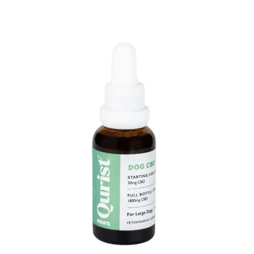 Qurist CBD Oil for Large Dogs - 1800mg (100% THC free).