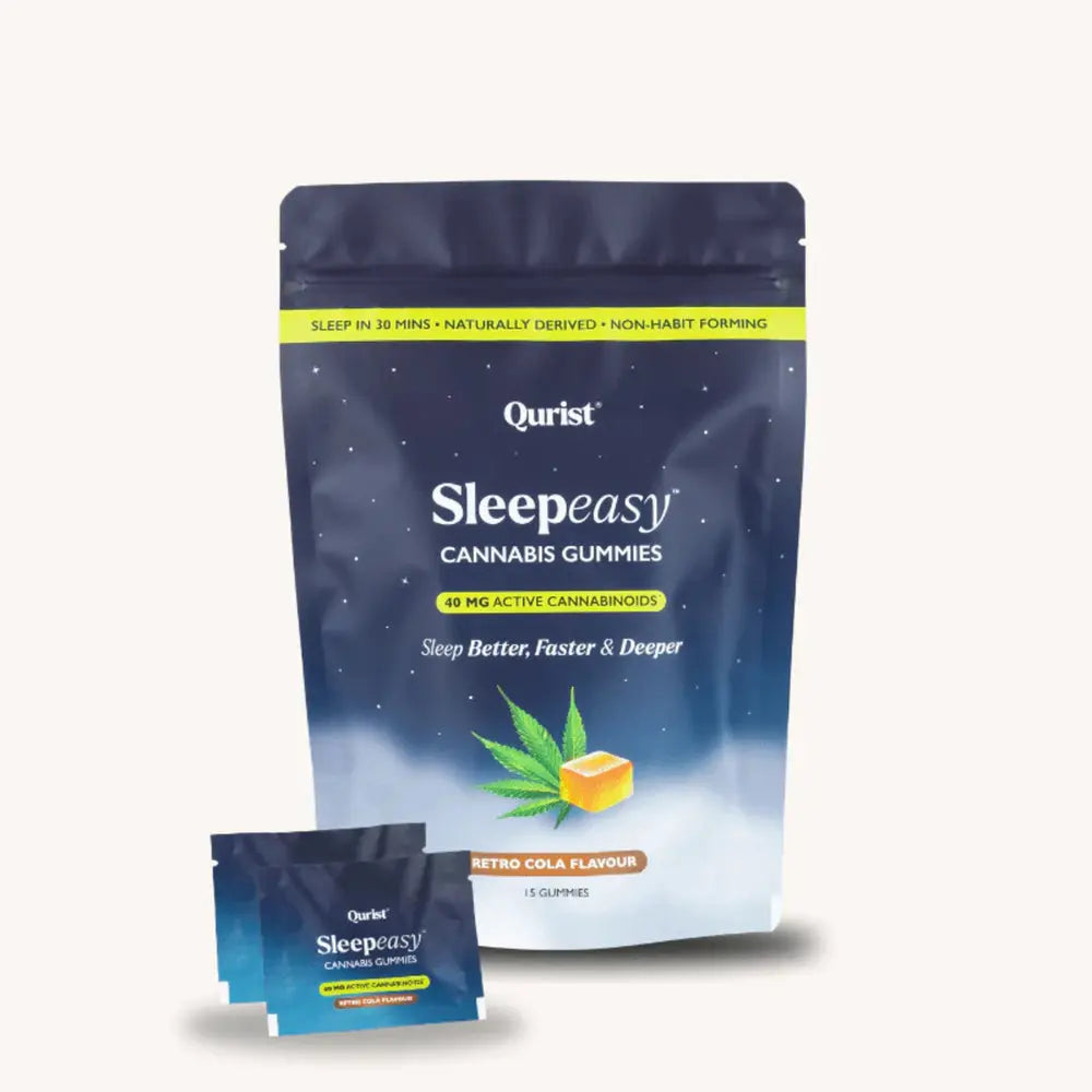 Qurist- Sleepeasy Gummies | Natural Phytoactive CBD + THC Gummies for Restful Sleep