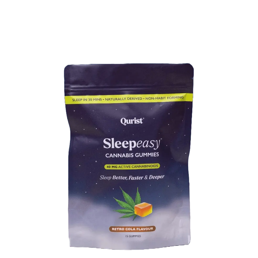 Qurist- Sleepeasy Gummies | CBD + THC Gummies for Restful Sleep.