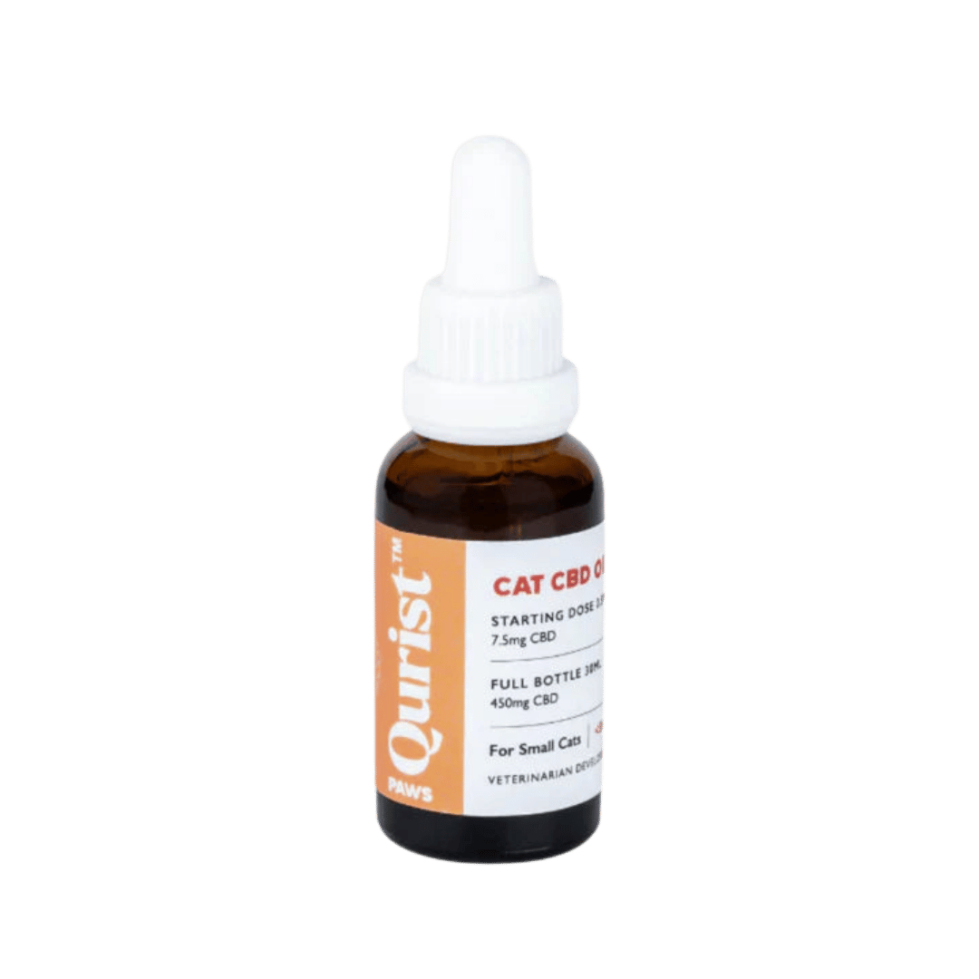 Qurist CBD Oil for Cats - 450mg/900mg (100% THC free).