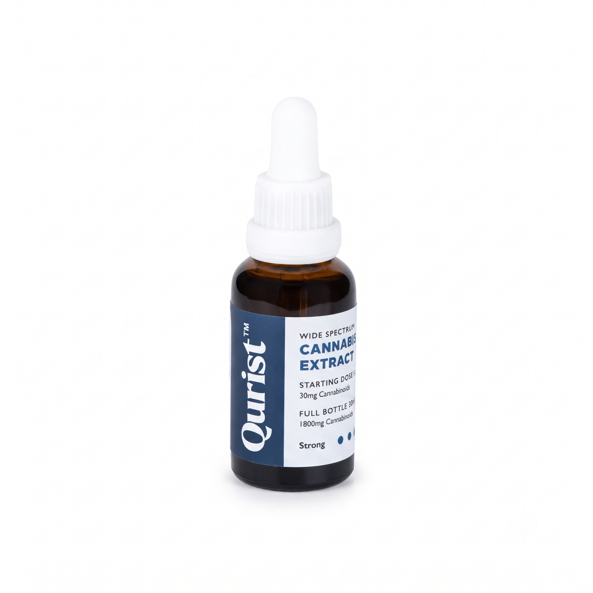 Qurist Natural Phytoactive CBD Oil | THC-Free Full Spectrum Vijaya Extract