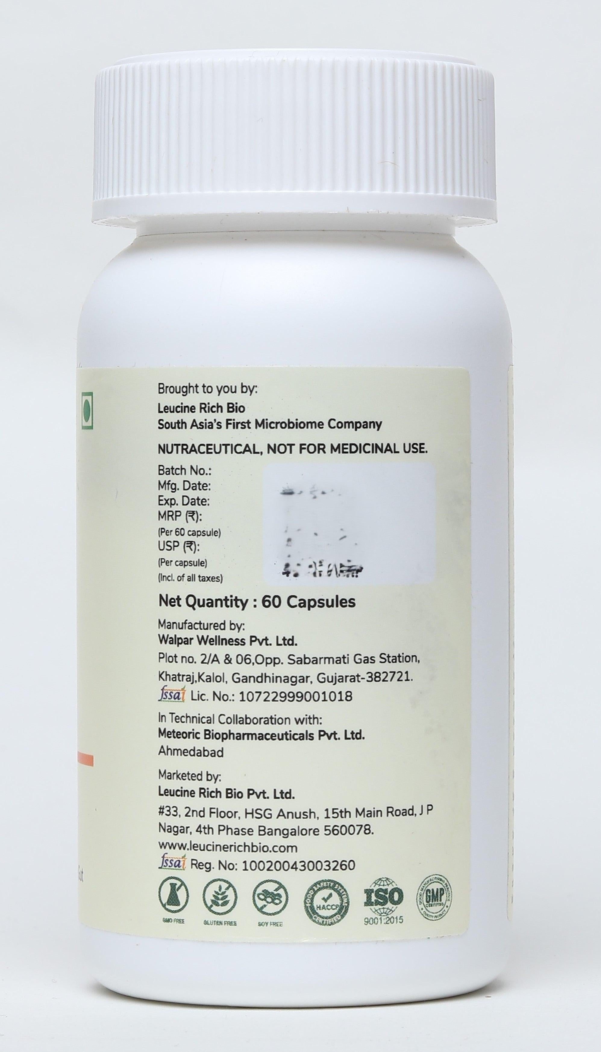 RychBiome by BugSpeaks - Indus Capsules - 60 Capsules.