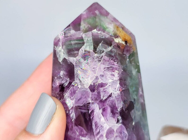 Shanti Shop - Rainbow Fluorite Crystal Towers