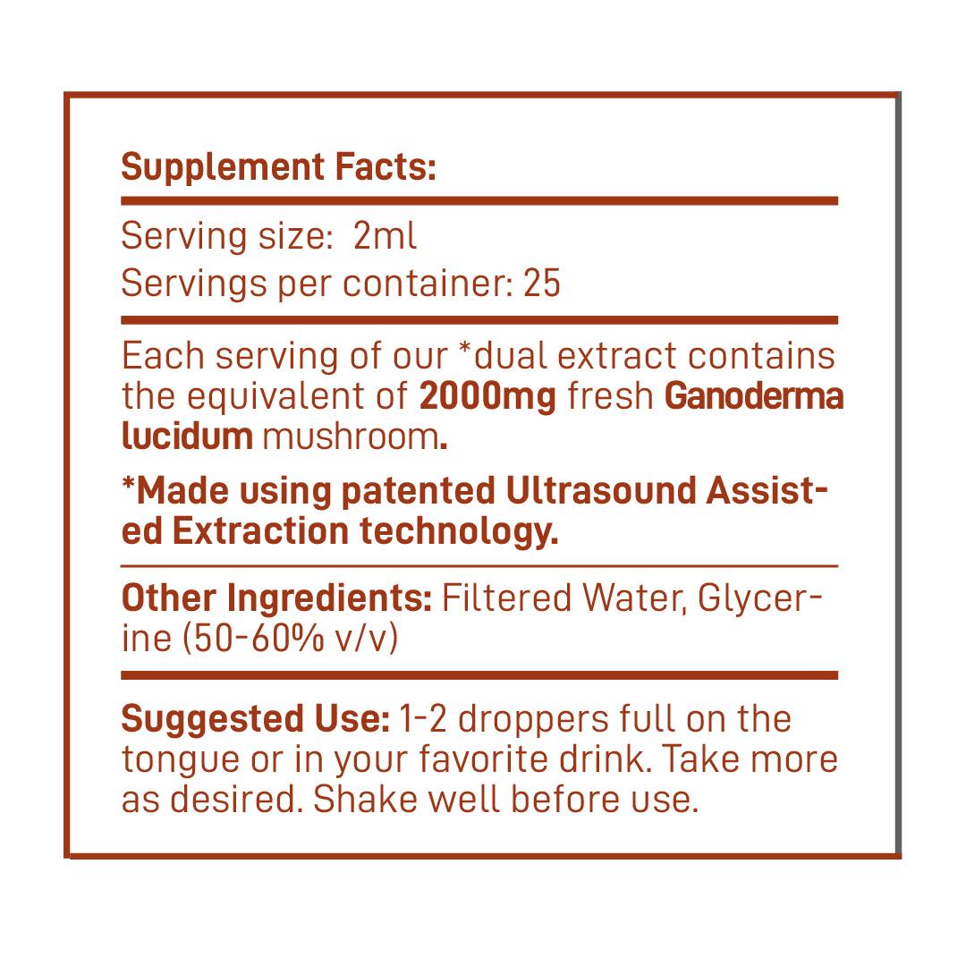 Nuvedo - Reishi Mushroom Liquid Extract.