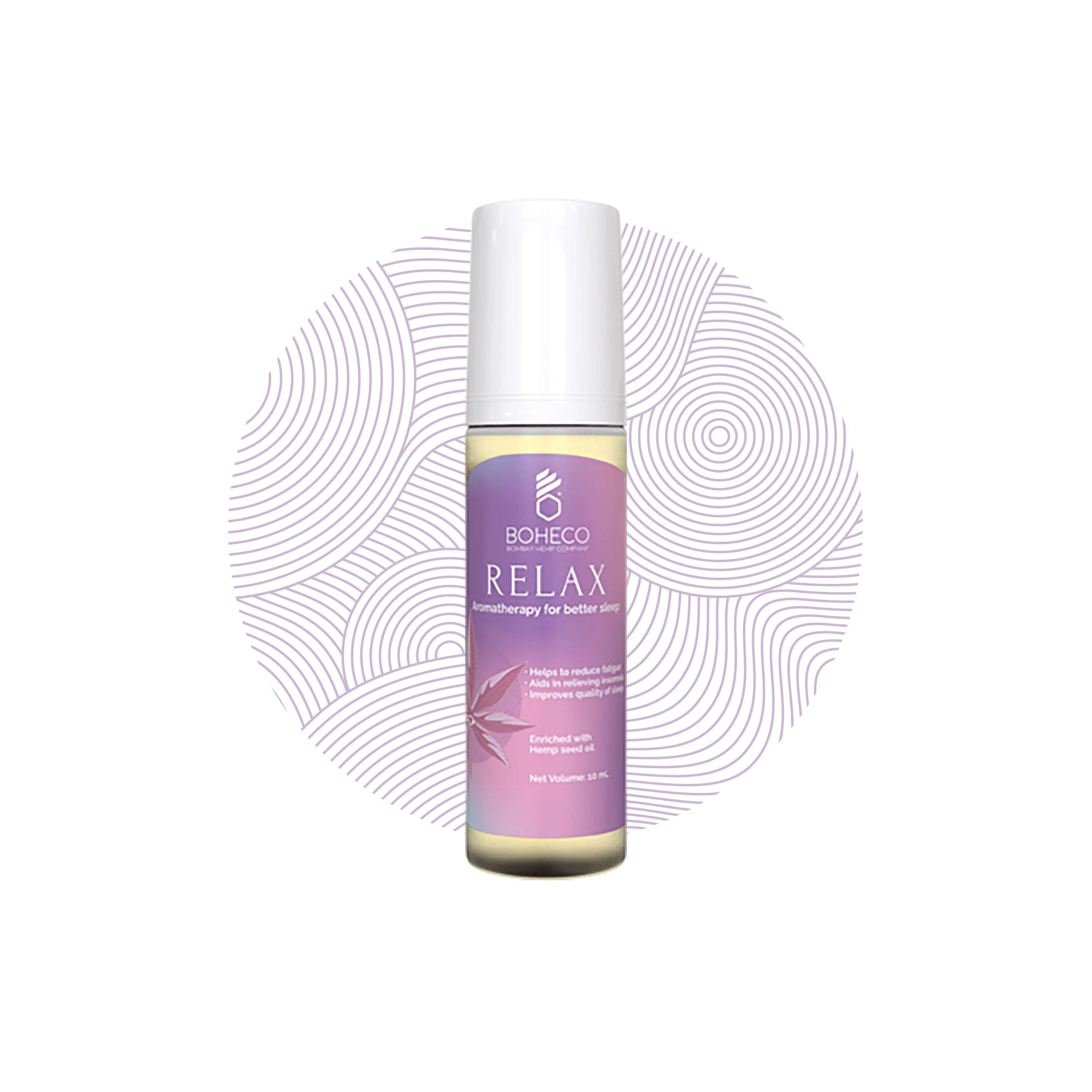 Boheco Relax Aromatherapy Roll-On for Better Sleep - 10ml.