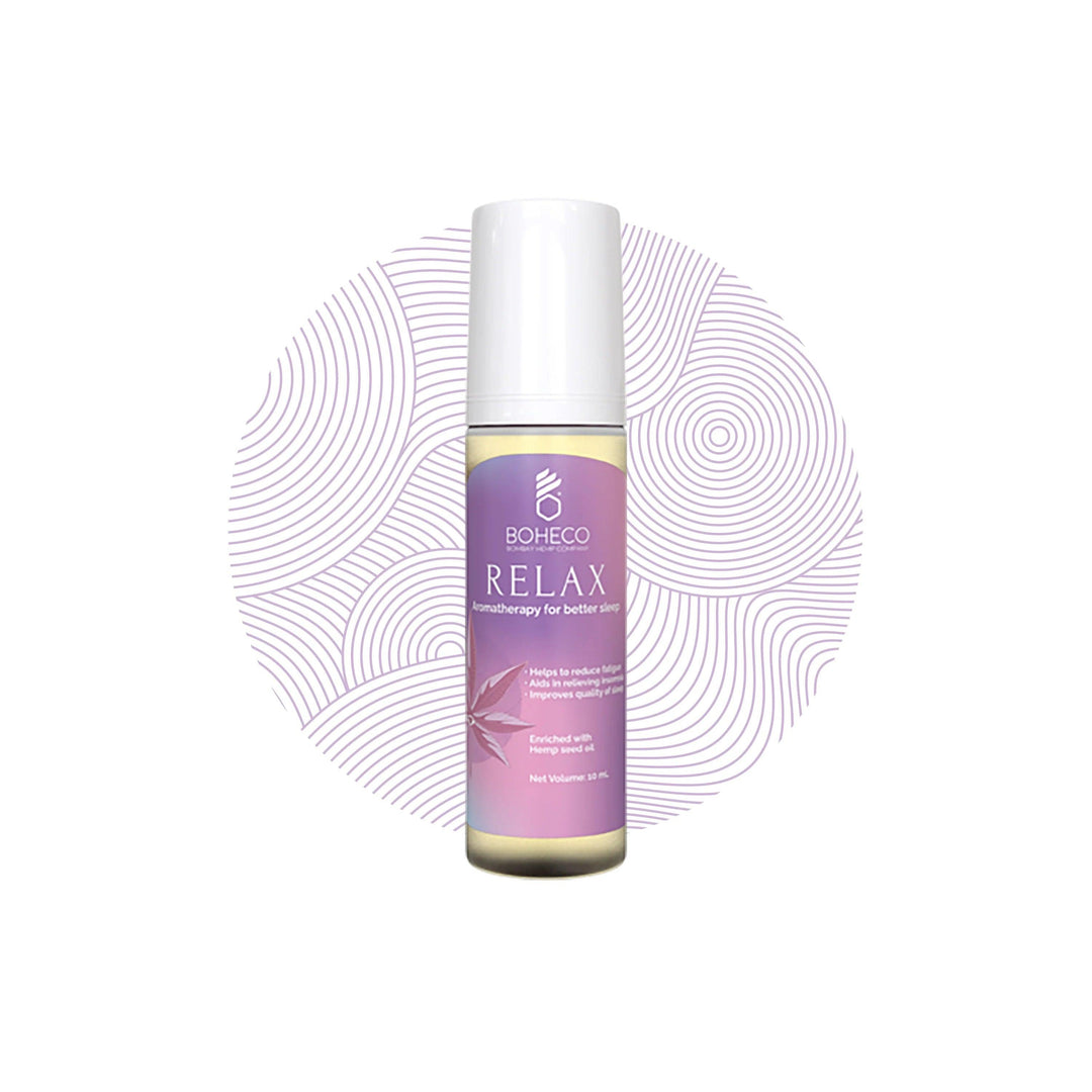 Boheco Relax Aromatherapy Roll-On for Better Sleep - 10mlCBD Roll OnBoheco Relax Roll-On - Aromatherapy for Sleep | Sleep Aid