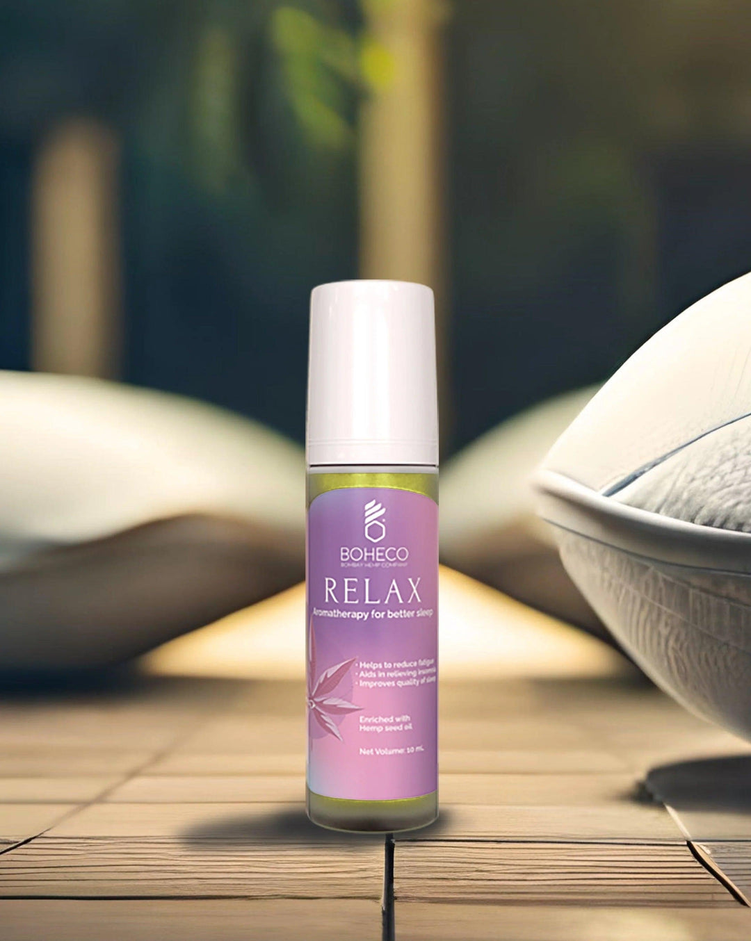 Boheco Relax Aromatherapy Roll-On for Better Sleep - 10mlCBD Roll OnBoheco Relax Roll-On - Aromatherapy for Sleep | Sleep Aid