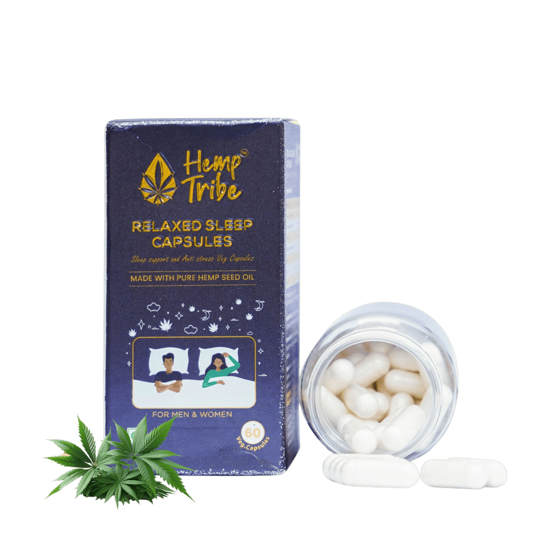Hemp Tribe- Relaxed sleep CapsulesCapsulesHemp Tribe Relaxed Capsules - Natural Sleep Aid | Quality Rest