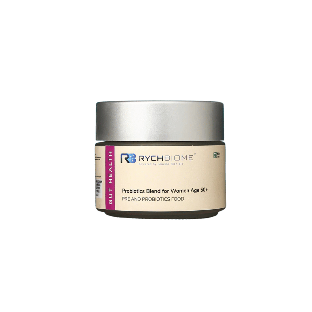 RychBiome by BugSpeaks - Probiotics Blend for Women Age 50+ (60 Capsules).