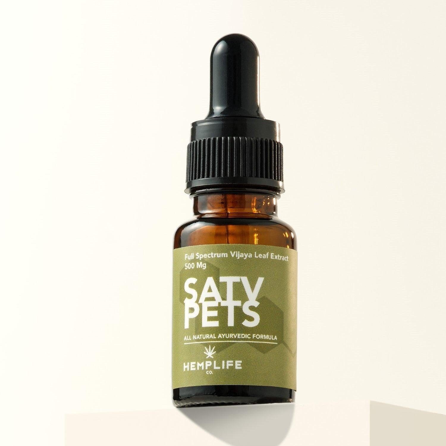 Hemplife- SATV Pet CBD Oil 500mg - 10ml.