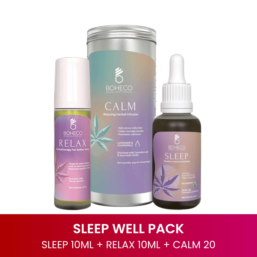 Boheco Sleep Well Pack- Drift into Deep, Restful Sleep