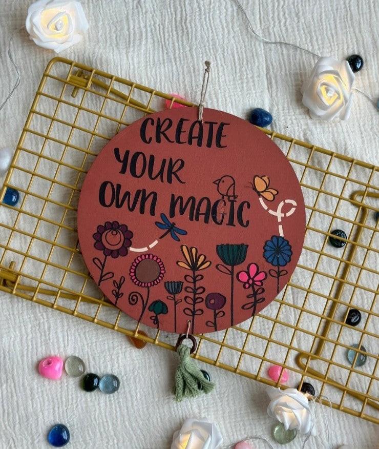 Limore Create your own magic - Enchanted Circle Wall Art.