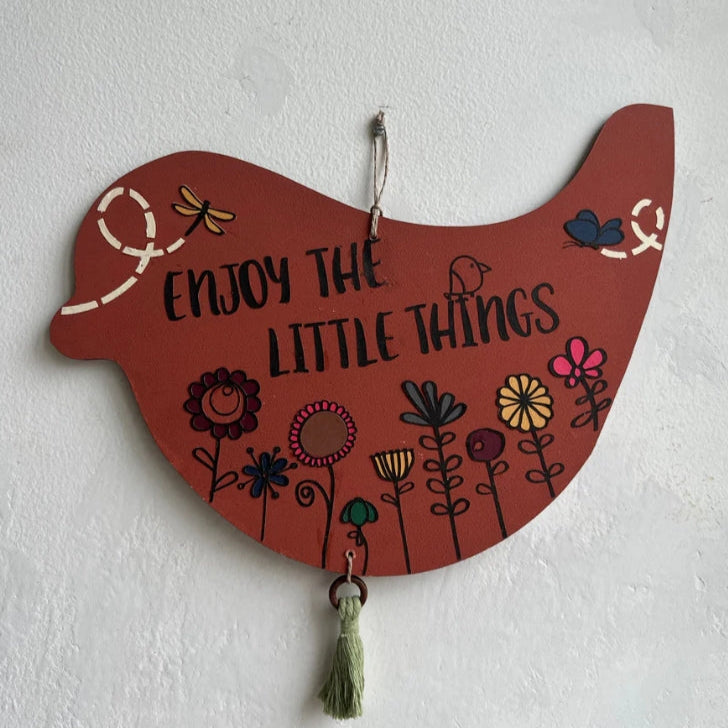 Limore- Enjoy the little things - Enchanted Birdie Wall Art