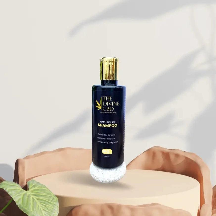 The Divine CBD- Hemp Infused Shampoo | Elevate Your Haircare Experience to a New Standard of RefinementHemp Hair ShampooHemp Infused Shampoo - Revitalize Hair | Paarmi Cares