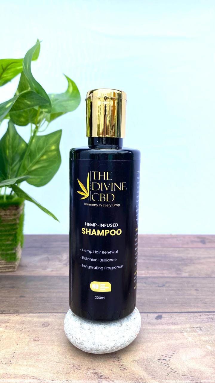 The Divine CBD- Hemp Infused Shampoo | Elevate Your Haircare Experience to a New Standard of RefinementHemp Hair ShampooHemp Infused Shampoo - Revitalize Hair | Paarmi Cares
