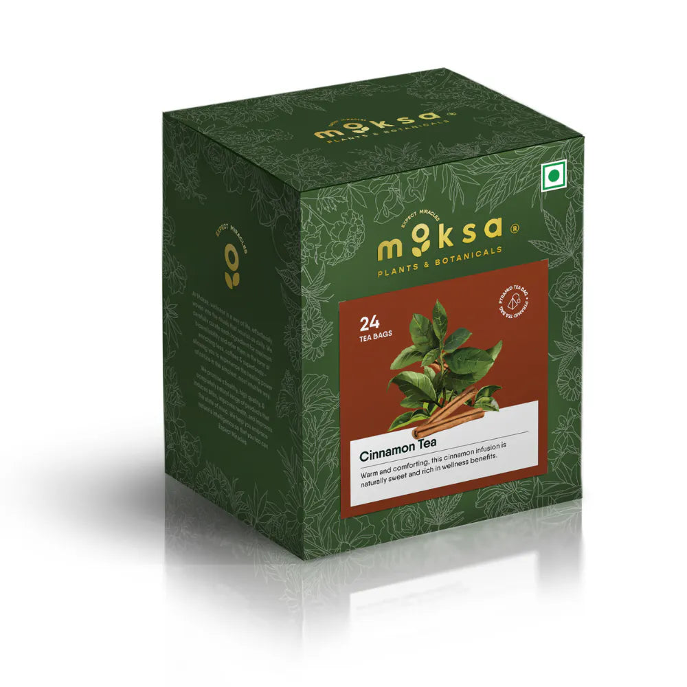 Moksa Cinnamon Green Tea – Metabolism & Wellness Herbal Infusion
