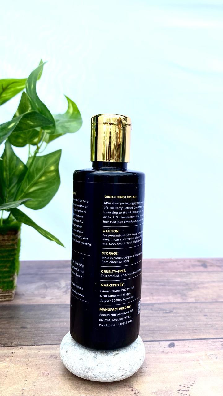 The Divine CBD- Hemp Infused Shampoo | Elevate Your Haircare Experience to a New Standard of RefinementHemp Hair ShampooHemp Infused Shampoo - Revitalize Hair | Paarmi Cares
