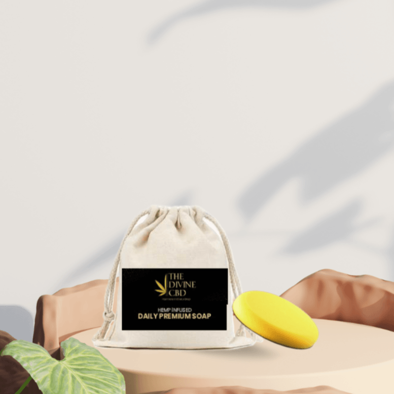 The Divine CBD- Hemp Infused Daily Premium Soap.