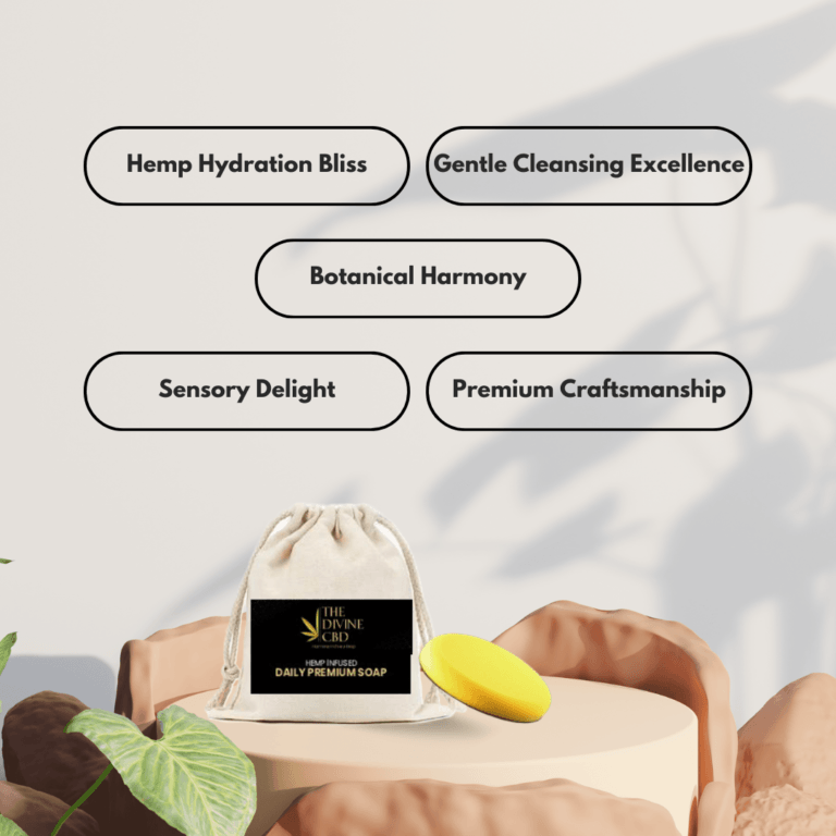 The Divine CBD- Hemp Infused Daily Premium Soaphemp soapDivine CBD Soap - Hemp Infused Daily | Gentle Cleansing