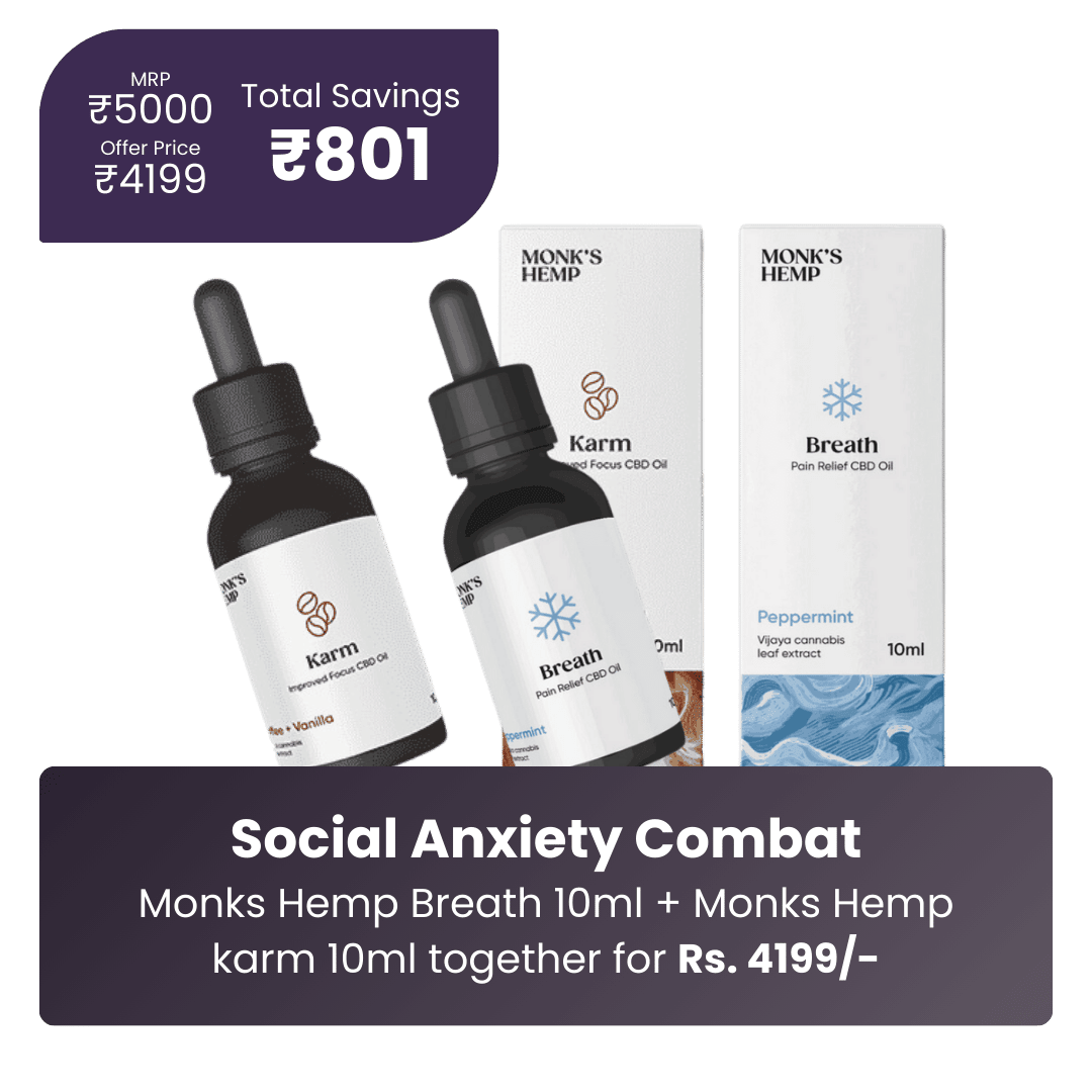 Monks Hemp- Social Anxiety CombatCBD OilMonks Hemp Combat - Hemp Social Anxiety Relief | Natural Calm & Wellness