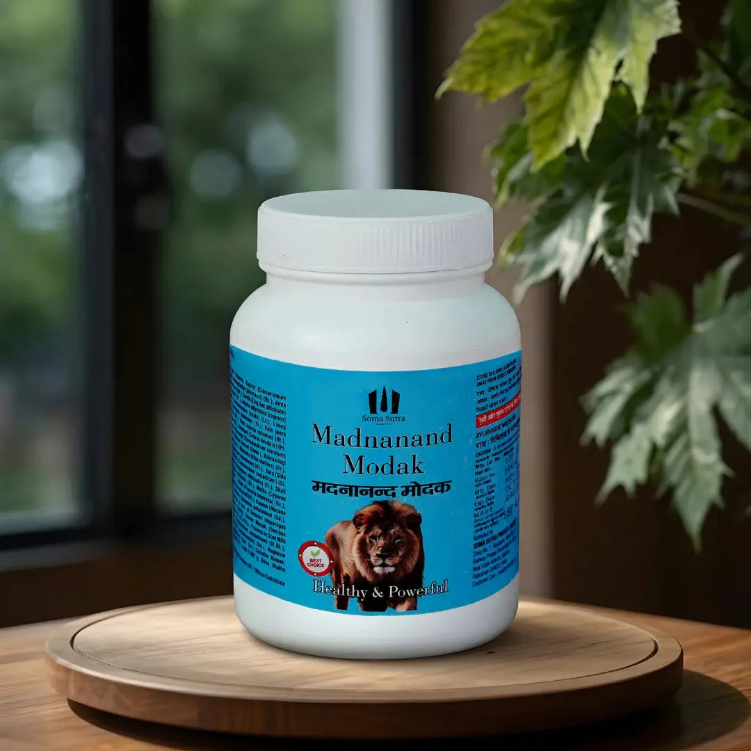 Soma Sutra Madananand Modak – Vijaya Leaf Extract Ayurvedic Cannabis Rasayana for Strength, Vitality & Immunity