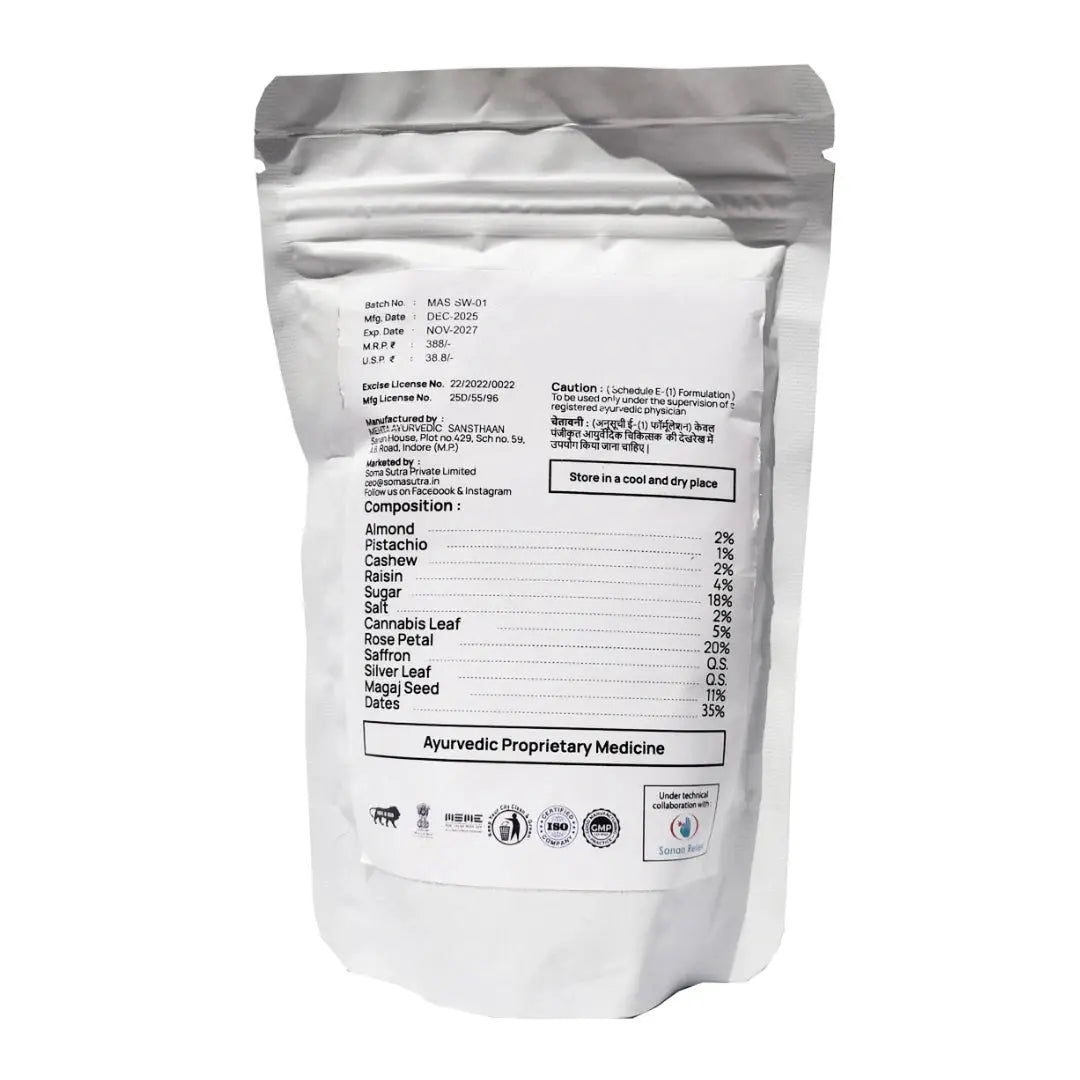 Soma Sutra Mewa Modak Vati - Brain, Mood & Nutritional Support (Pack of 10)