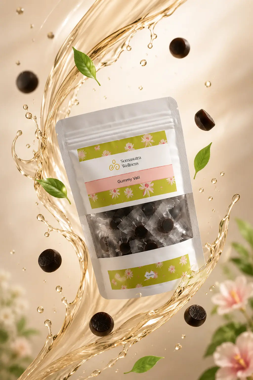 Soma Sutra Vijaya Leaf Extract Gummy Vati –2500mg Medical Cannabis Gummies for Sleep, Stress & Pain Relief