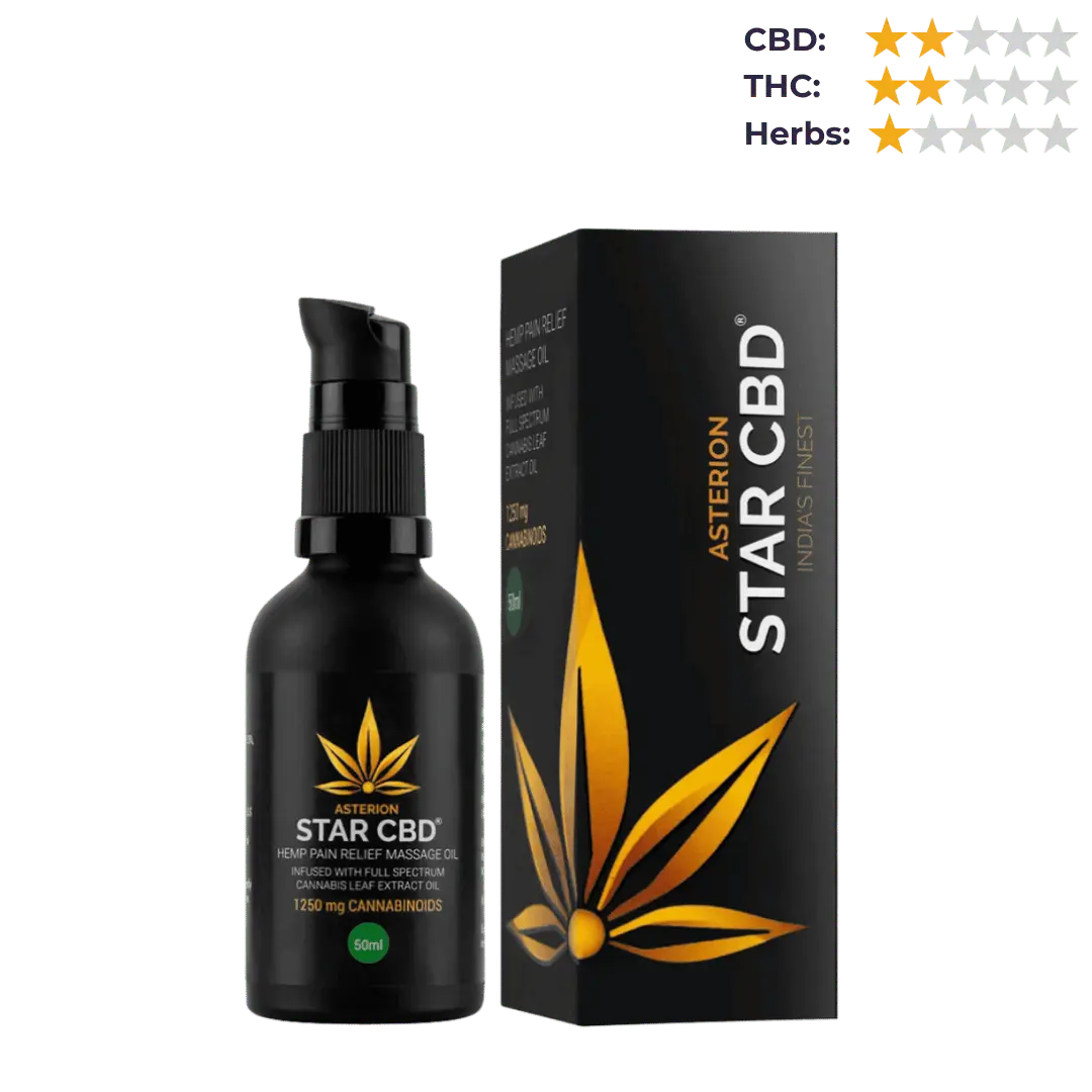 StarCBD- Cannabis Pain Relief Massage Oil.
