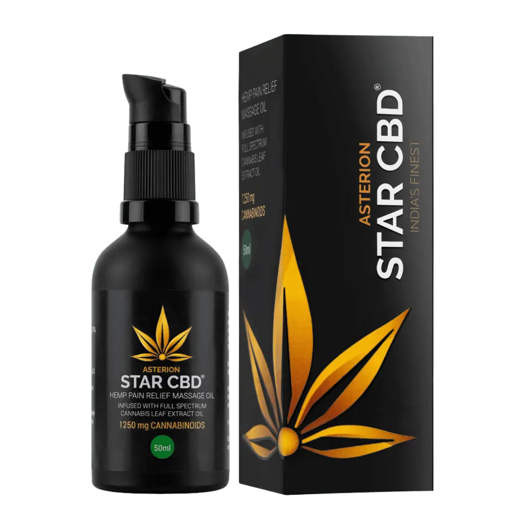 StarCBD- Cannabis Pain Relief Massage Oil.