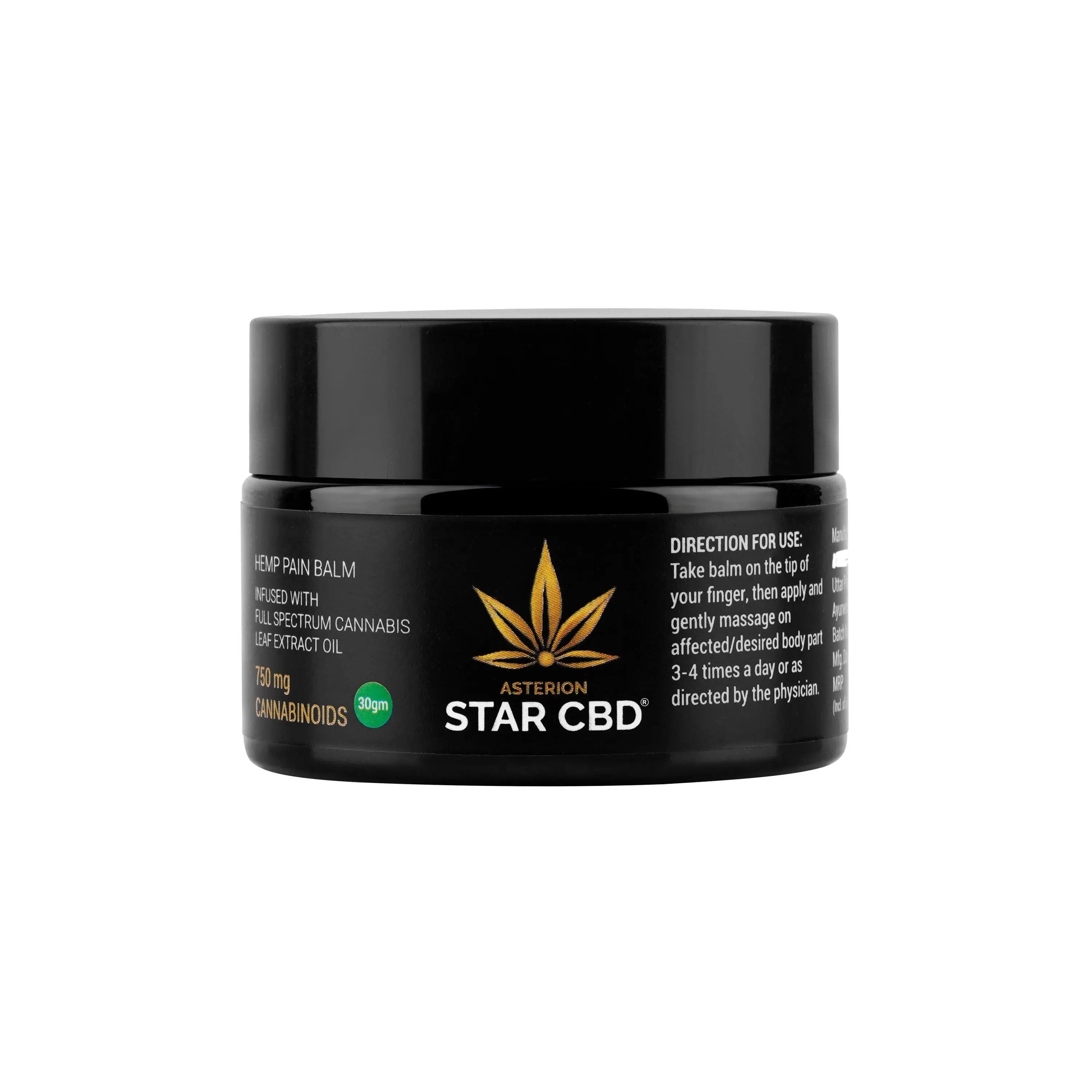 StarCBD- CBD Oil Pain Balm - 750mg/30gm.