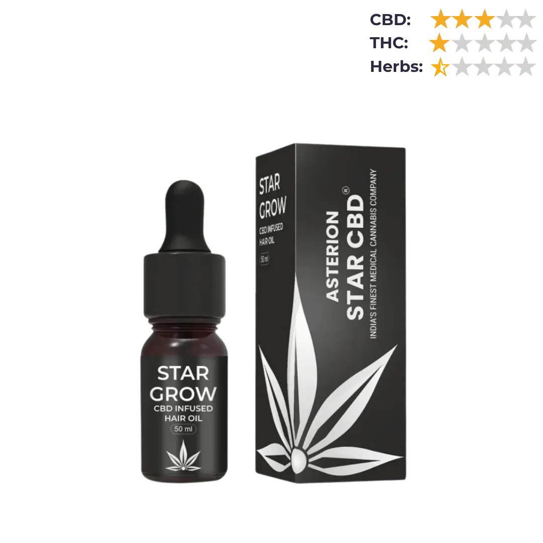 StarCBD- Star Glow CBD Infused Hair Oil.