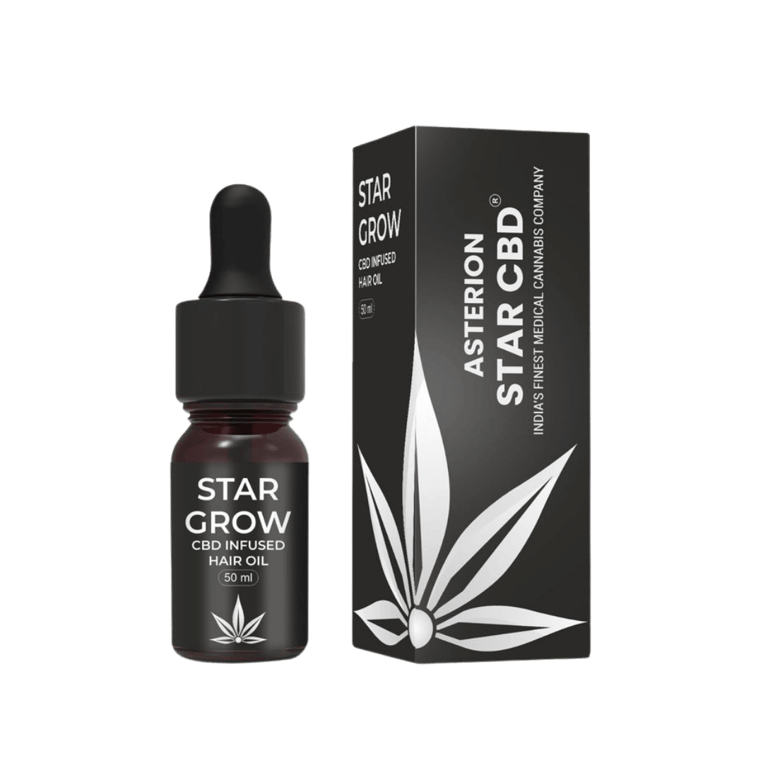 StarCBD- Star Glow CBD Infused Hair Oil.