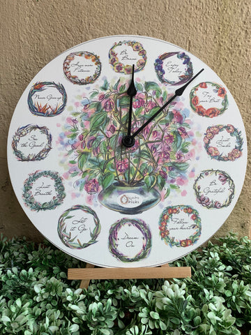 Limore- Stay Positive Clock