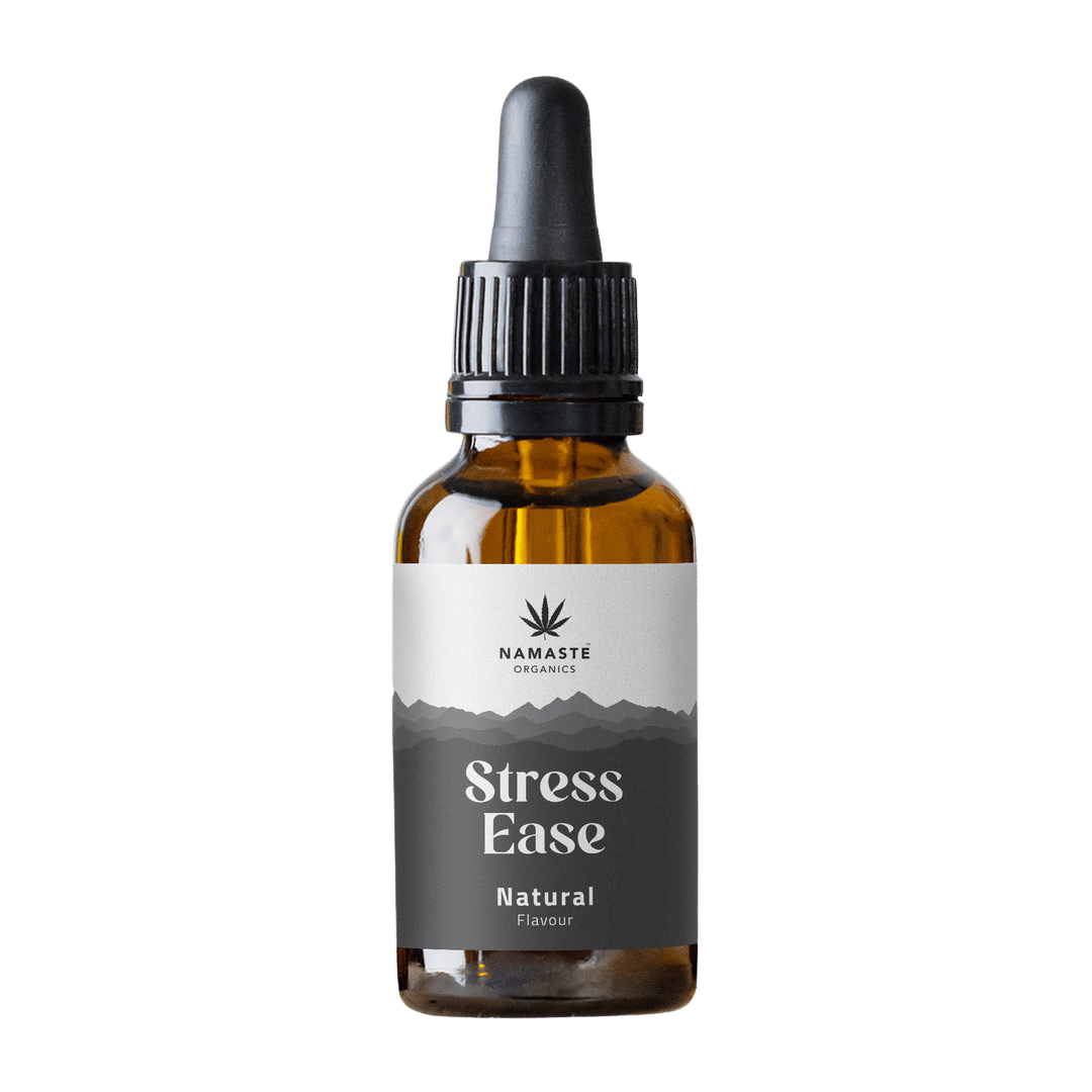 Namaste Organics Stress Ease 10:1 Vijaya Extract | CBD-Rich Oil for Calm & Anxiety Relief.